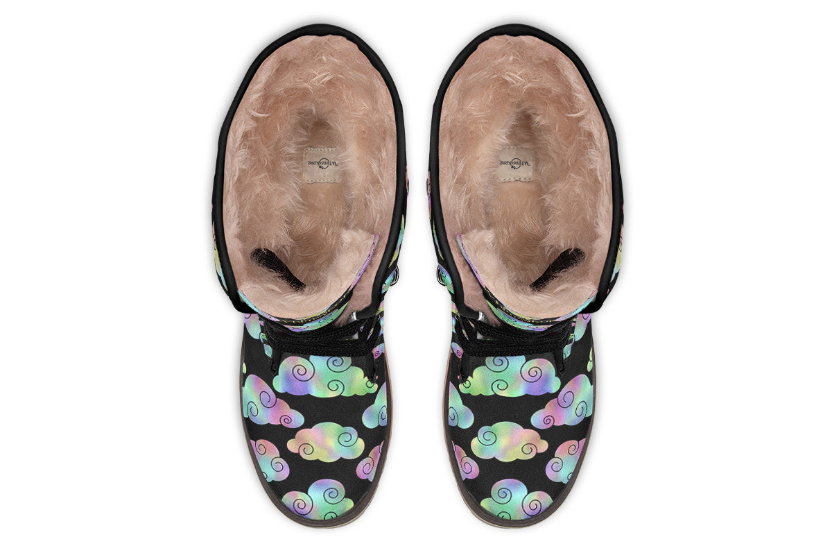 Iridescent Clouds Polar Boots