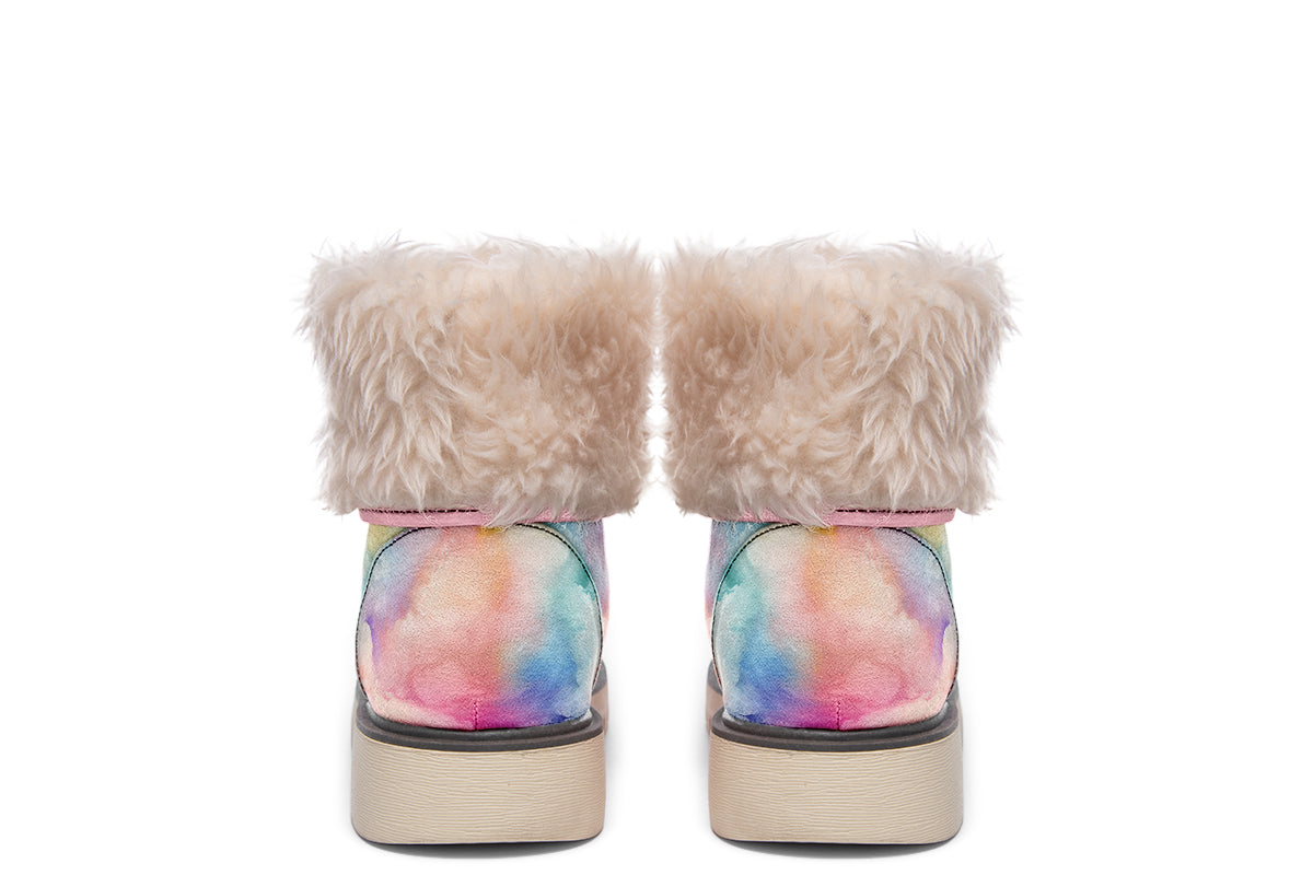 Rainbow Clouds Polar Boots