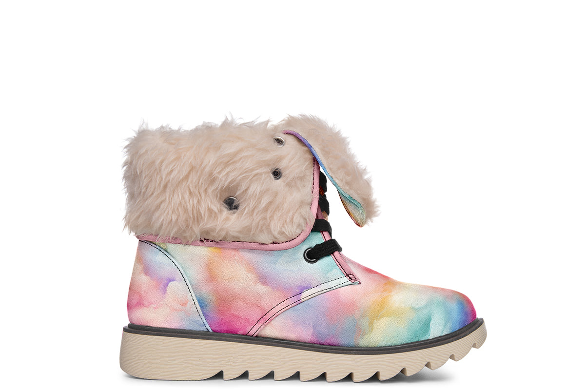 Rainbow Clouds Polar Boots