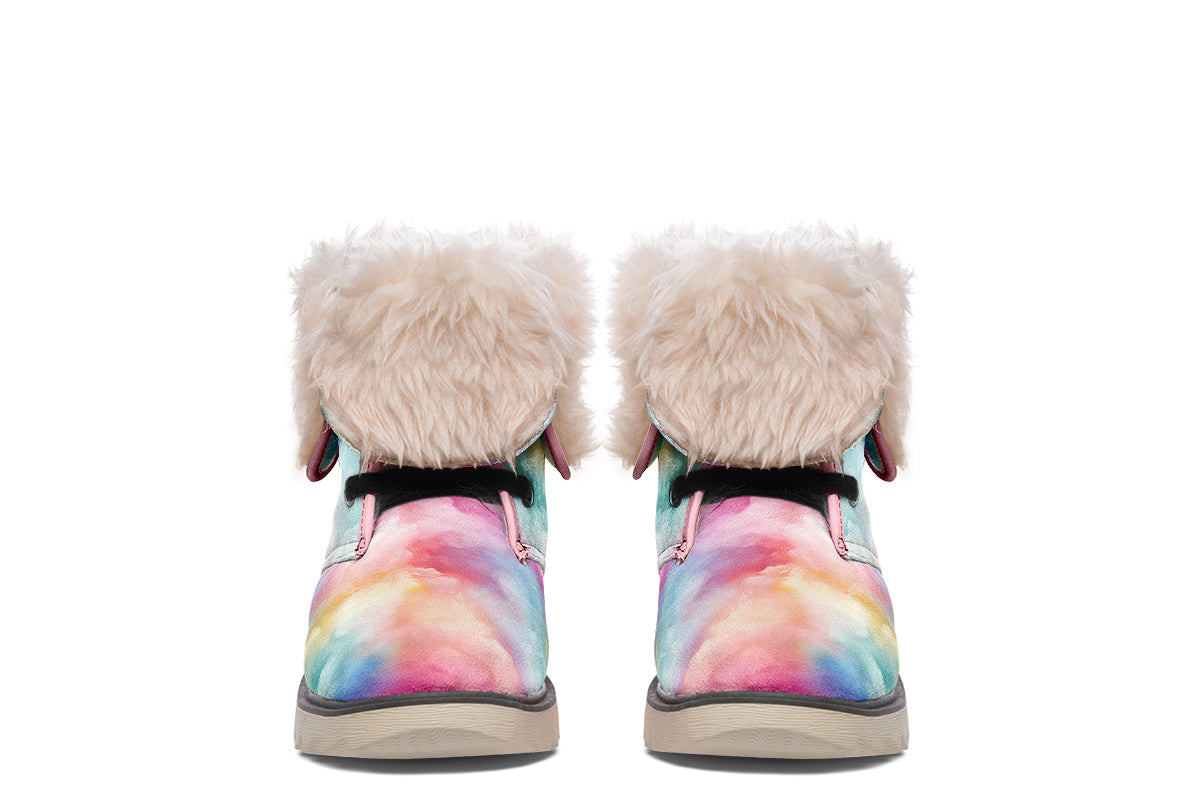 Rainbow Clouds Polar Boots
