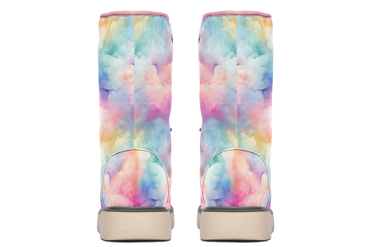 Rainbow Clouds Polar Boots