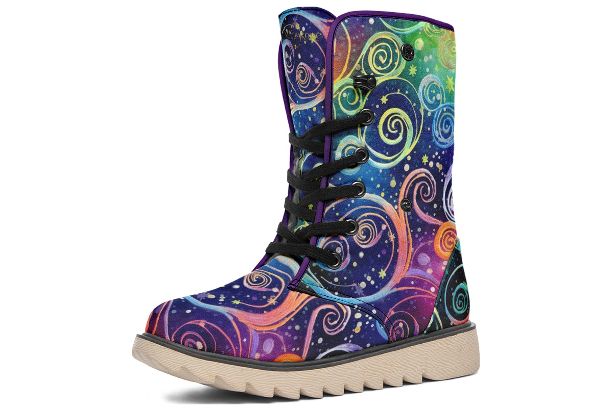 Rainbow Night Polar Boots