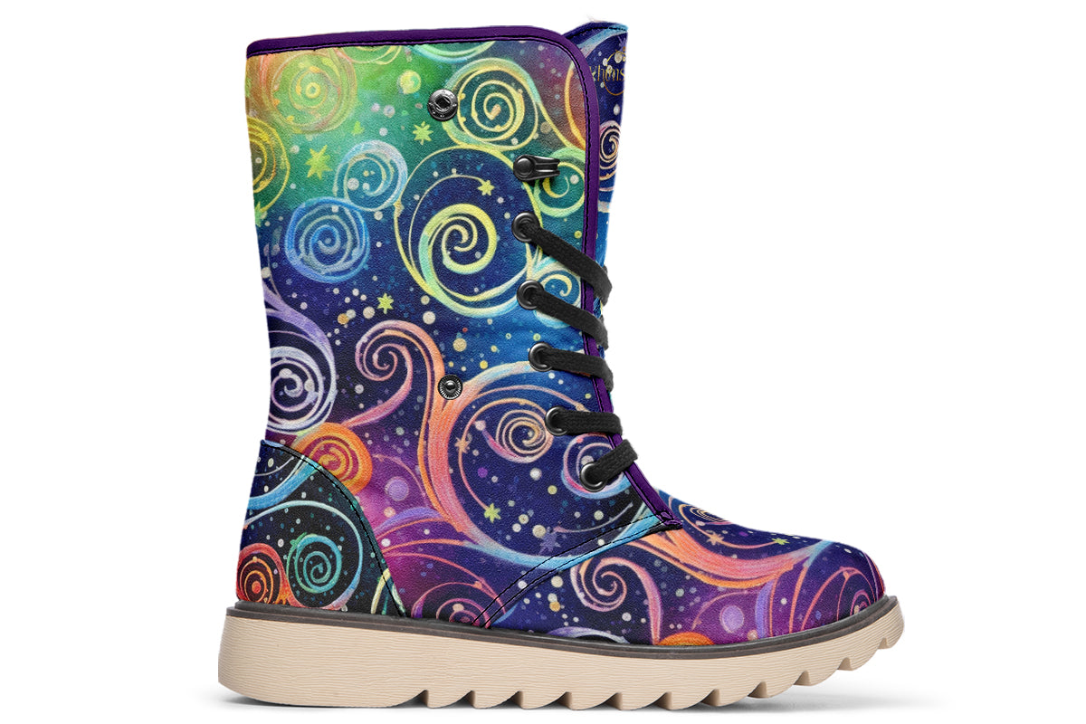 Rainbow Night Polar Boots