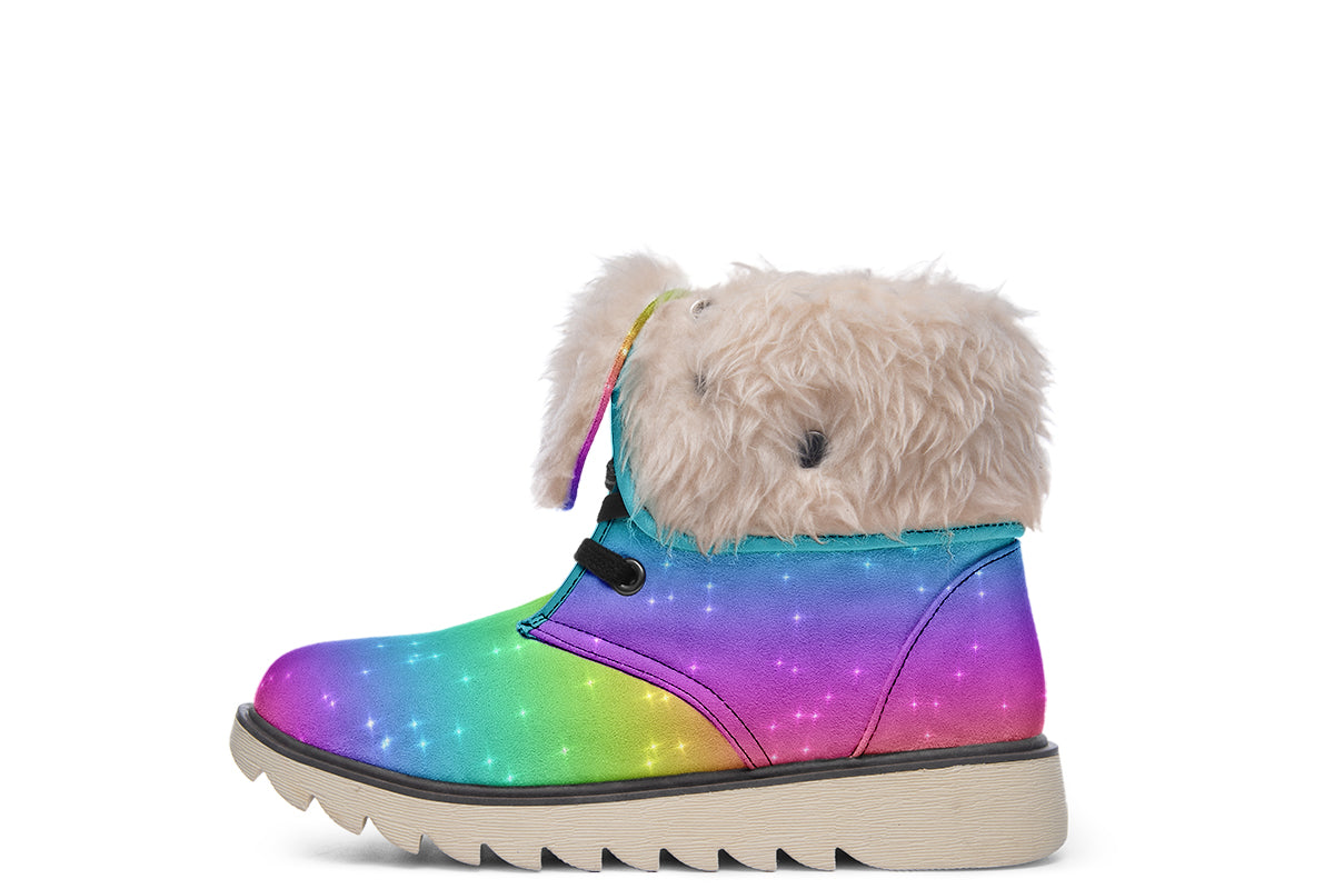 Rainbow Sparkles Polar Boots