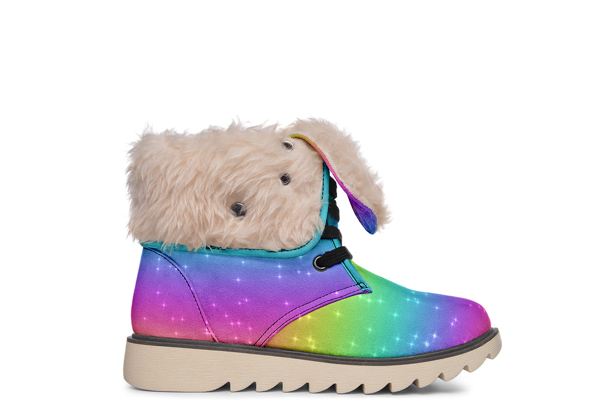 Rainbow Sparkles Polar Boots
