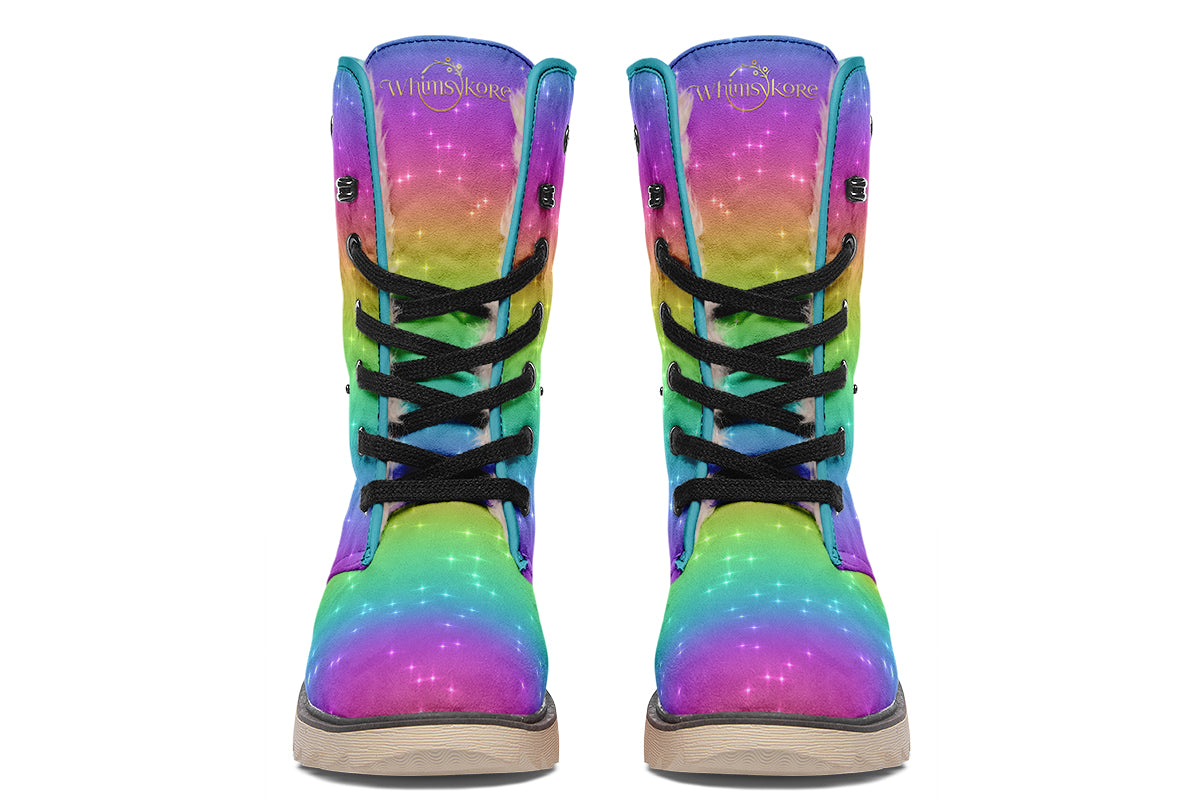 Rainbow Sparkles Polar Boots