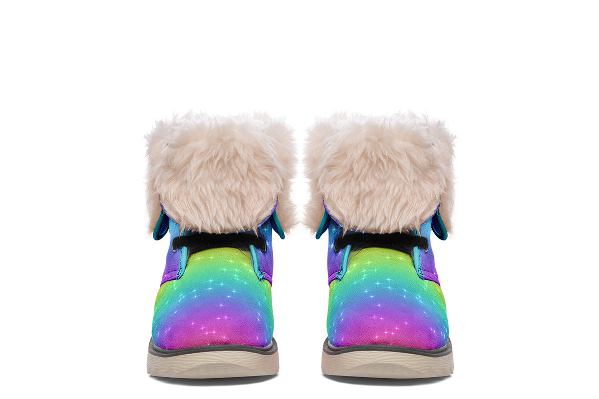 Rainbow Sparkles Polar Boots