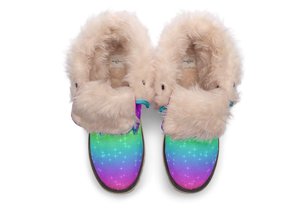 Rainbow Sparkles Polar Boots