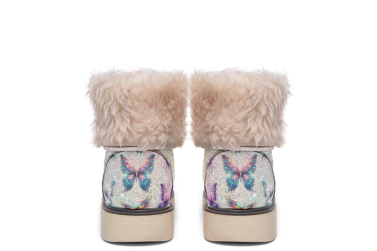 Sparkly Butterflies Polar Boots