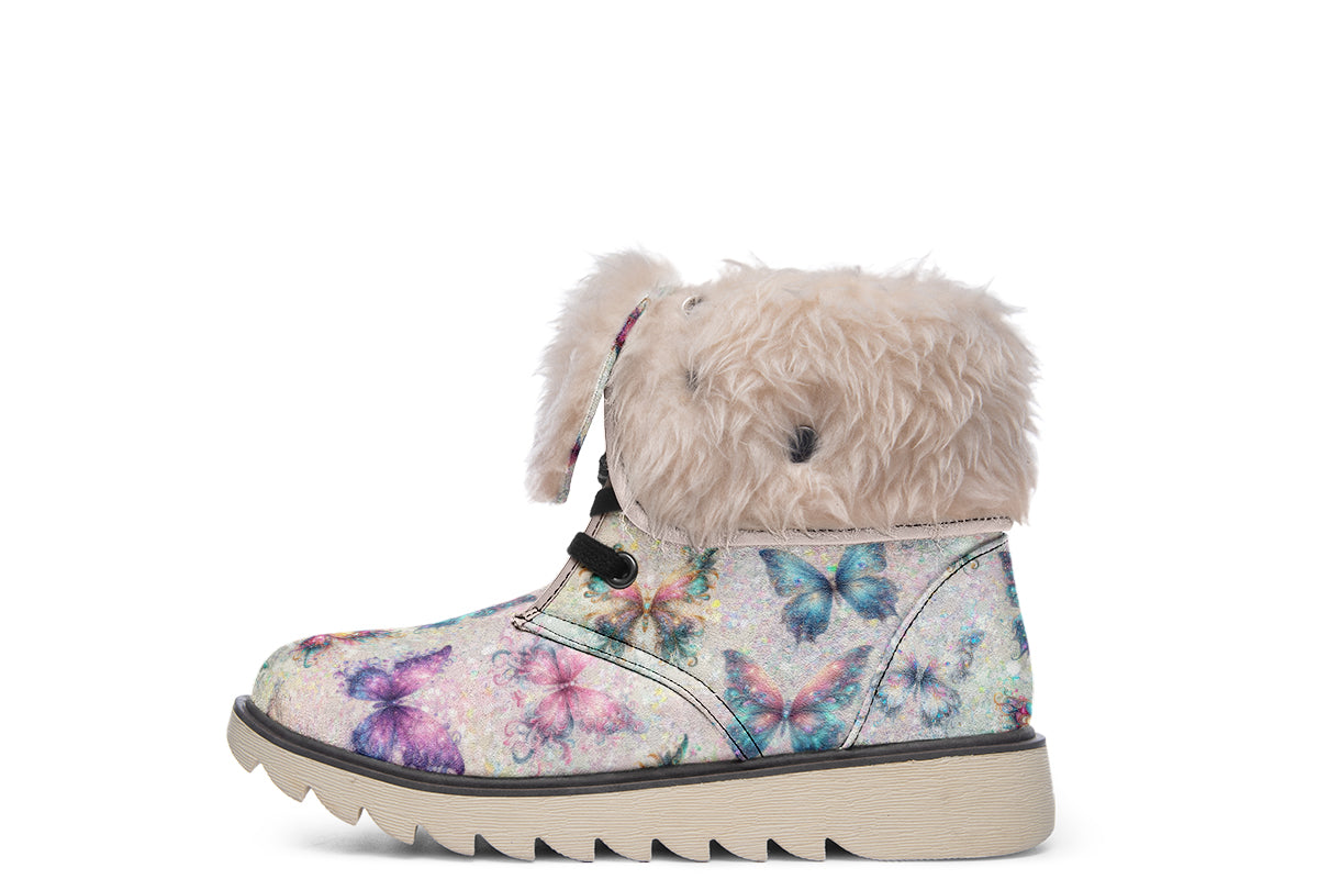 Sparkly Butterflies Polar Boots