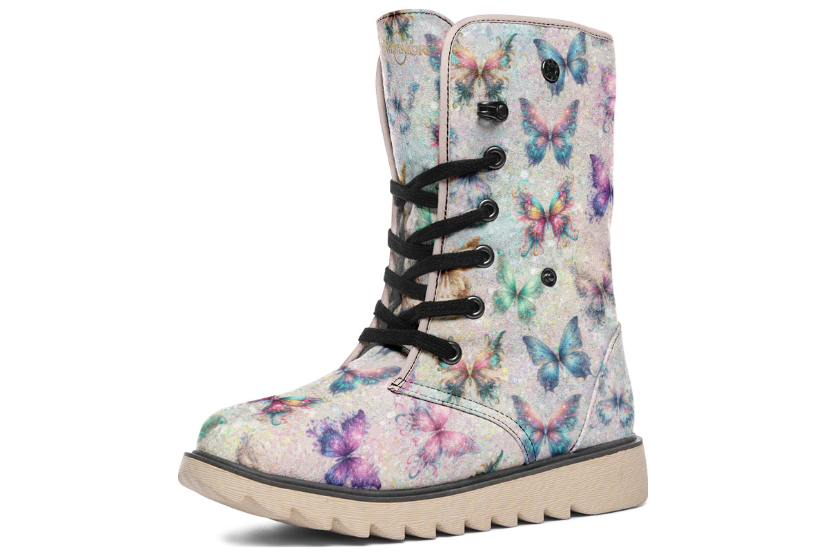 Sparkly Butterflies Polar Boots