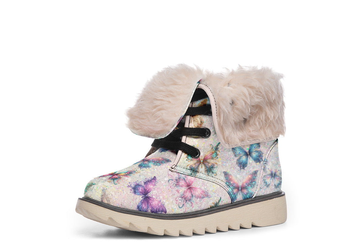 Sparkly Butterflies Polar Boots