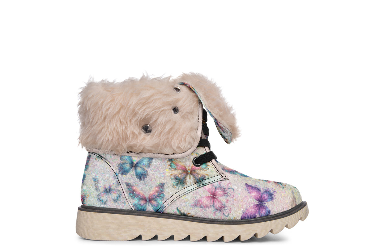 Sparkly Butterflies Polar Boots