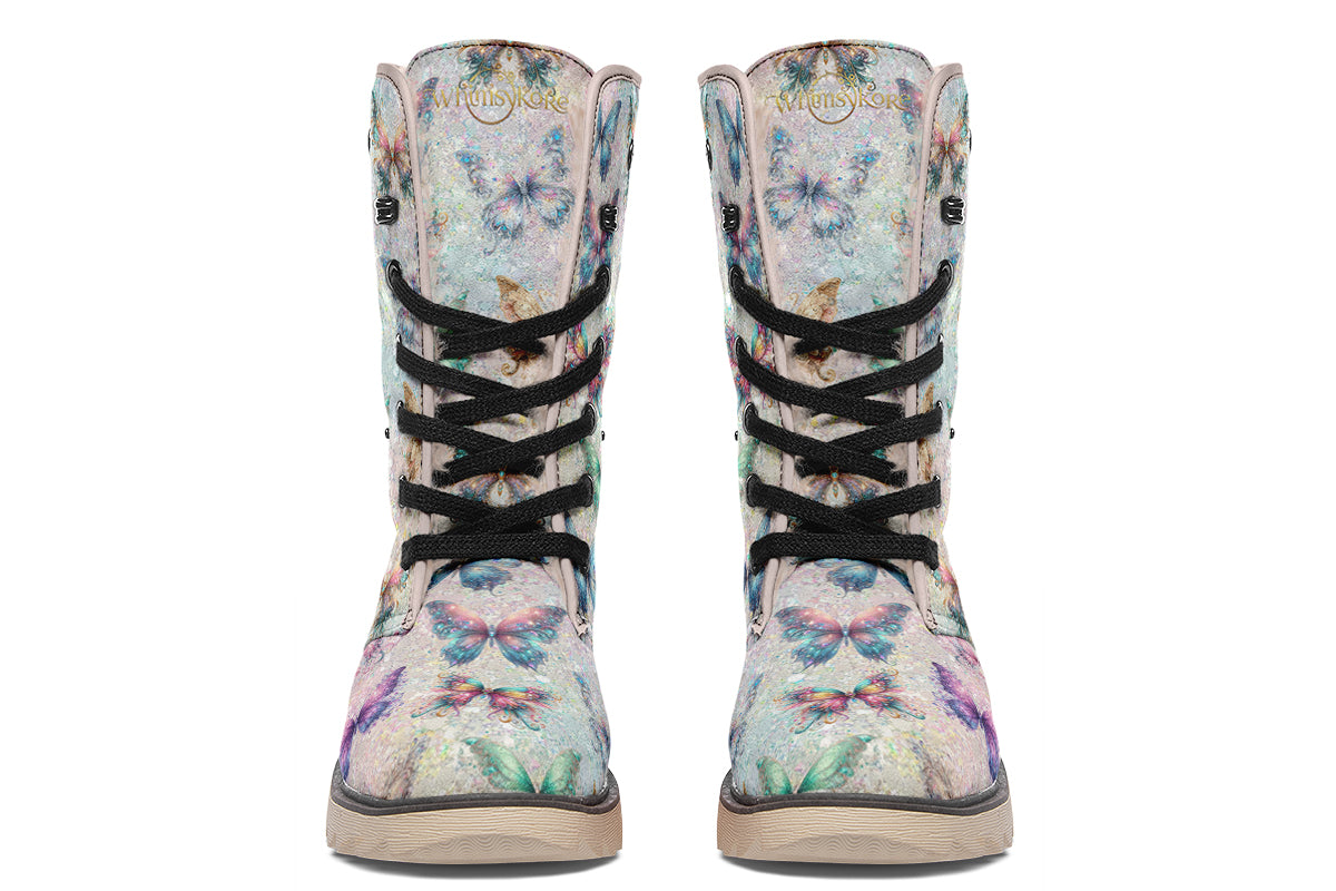 Sparkly Butterflies Polar Boots