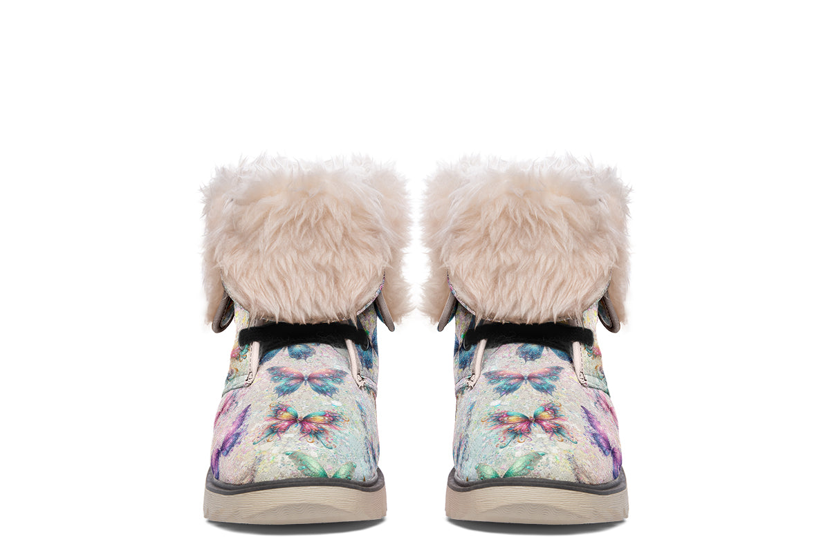 Sparkly Butterflies Polar Boots