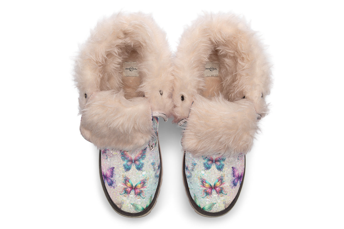 Sparkly Butterflies Polar Boots