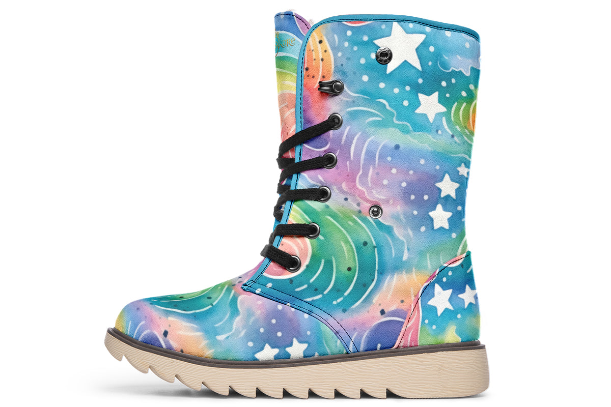 Stars And Swirls Polar Boots