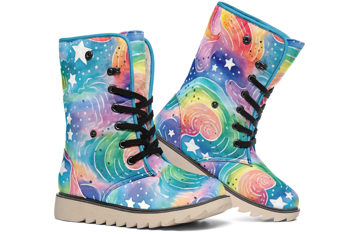 Stars And Swirls Polar Boots