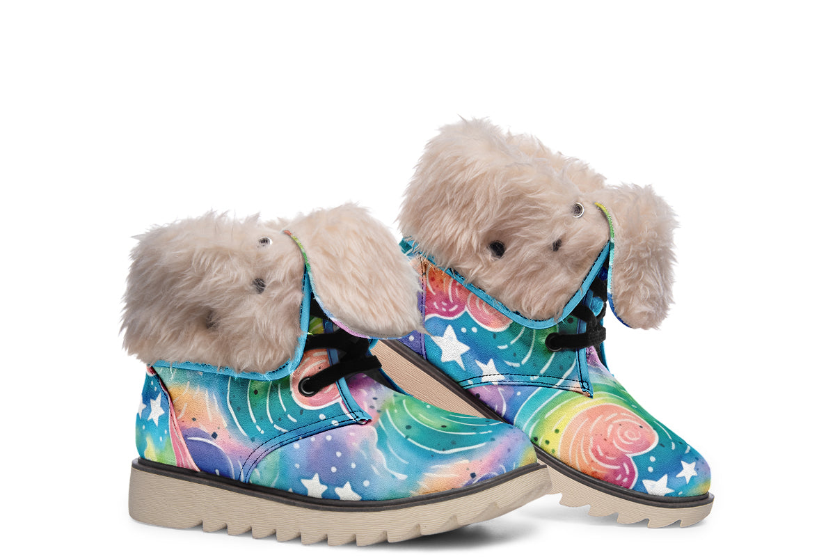 Stars And Swirls Polar Boots