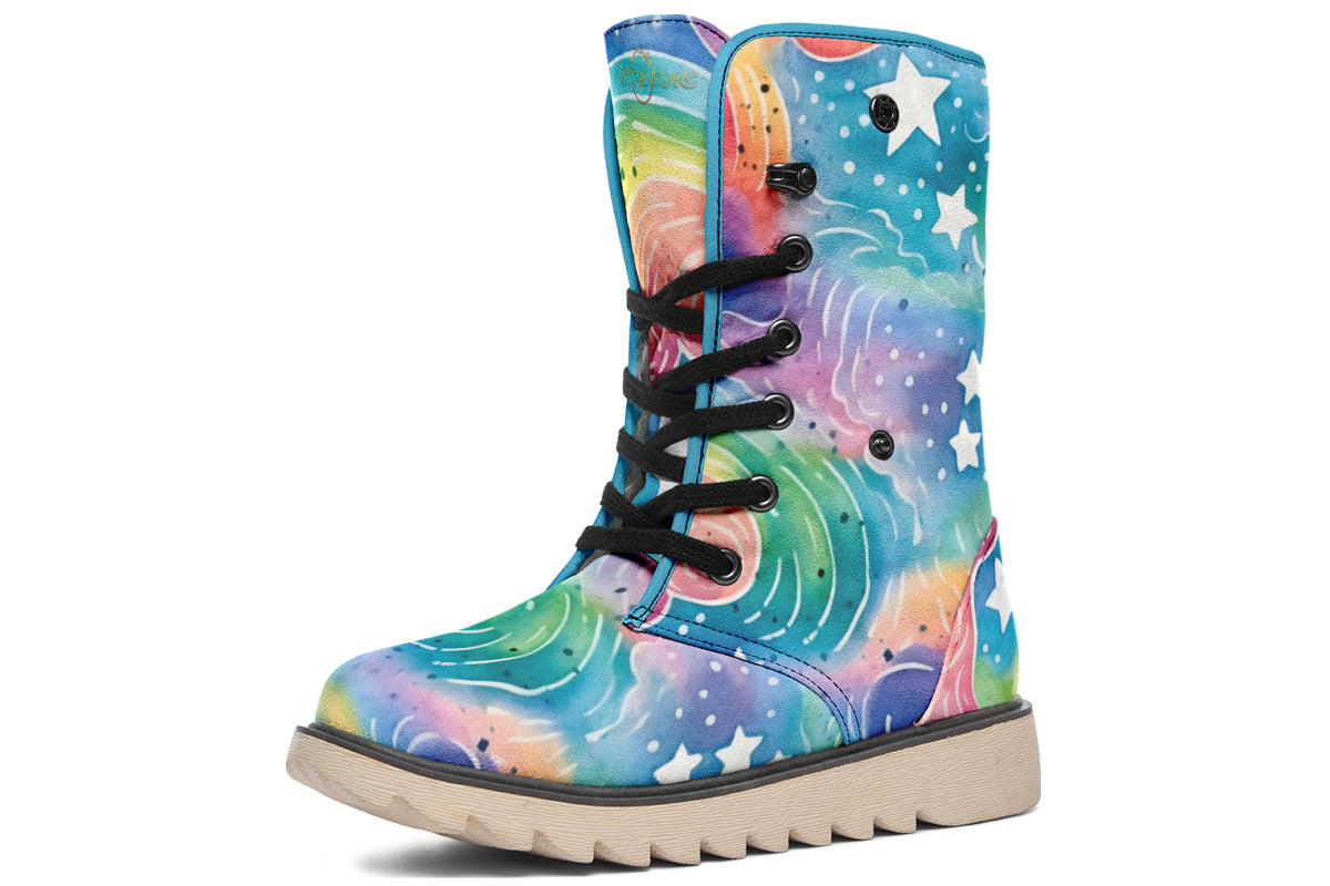 Stars And Swirls Polar Boots