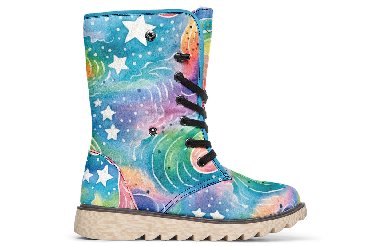 Stars And Swirls Polar Boots