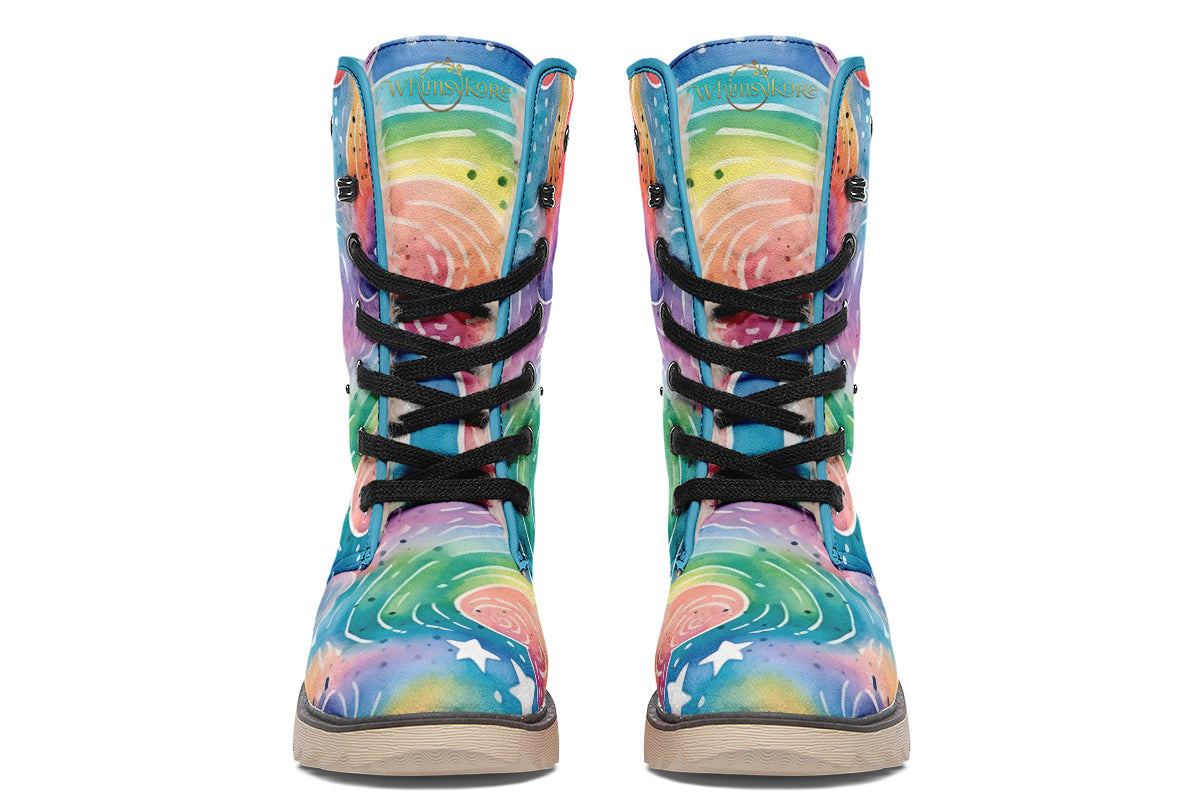 Stars And Swirls Polar Boots