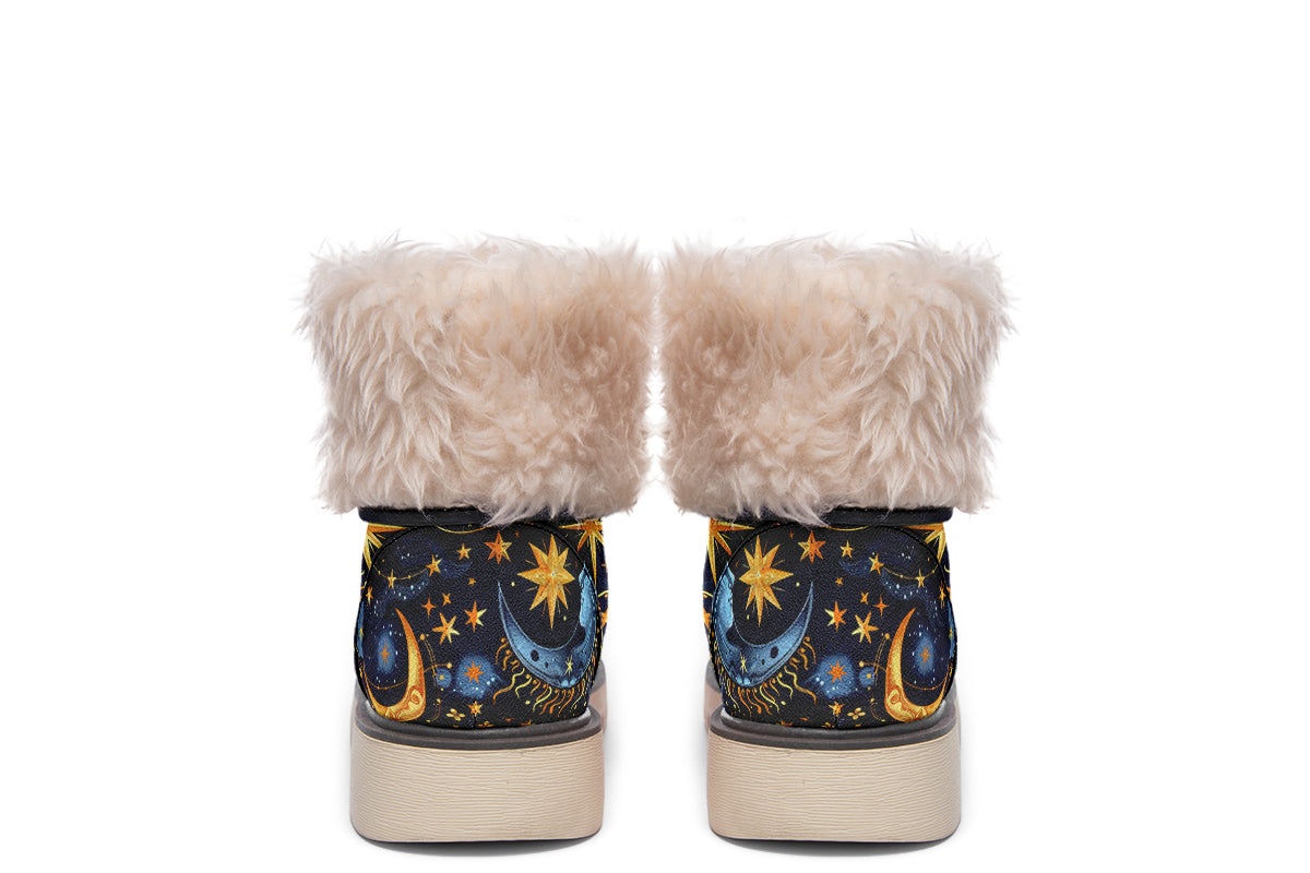 Sun Moon and Stars Polar Boots