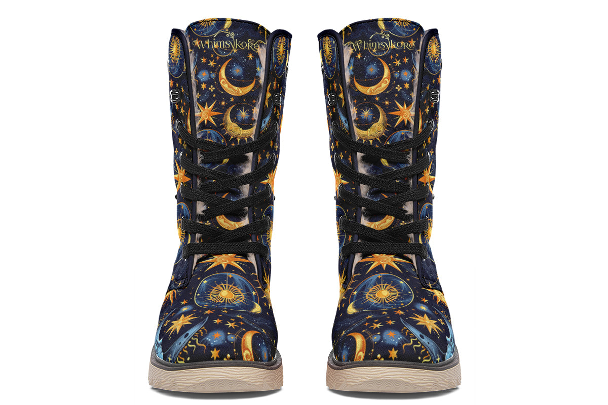Sun Moon and Stars Polar Boots
