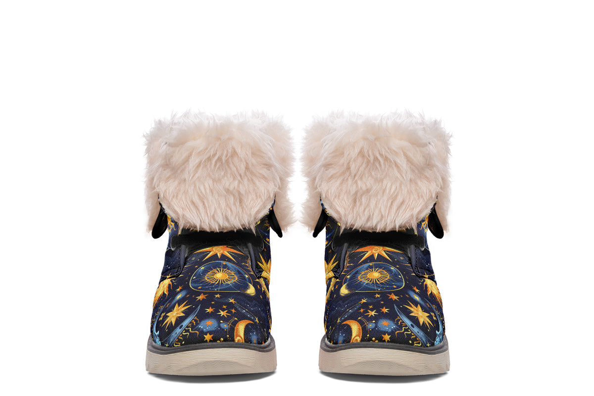 Sun Moon and Stars Polar Boots