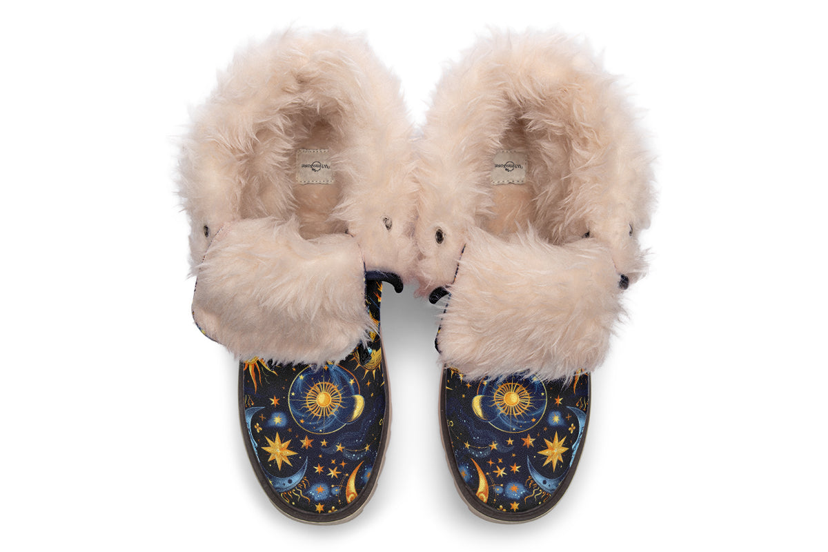 Sun Moon and Stars Polar Boots