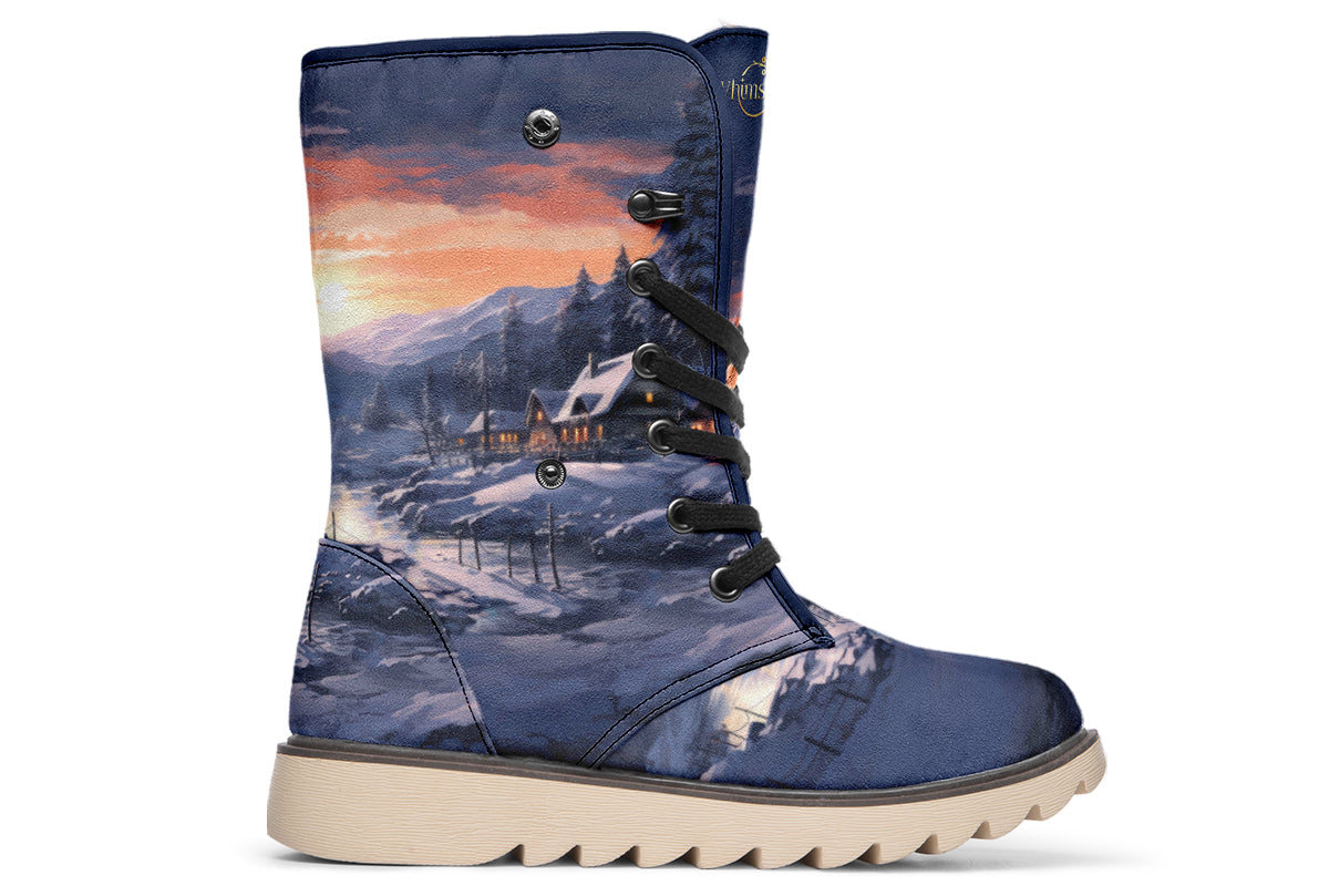 Winter Sunset Polar Boots