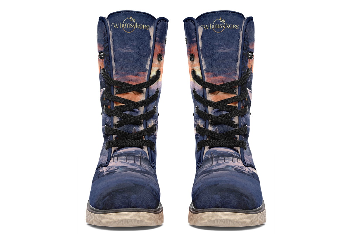 Winter Sunset Polar Boots