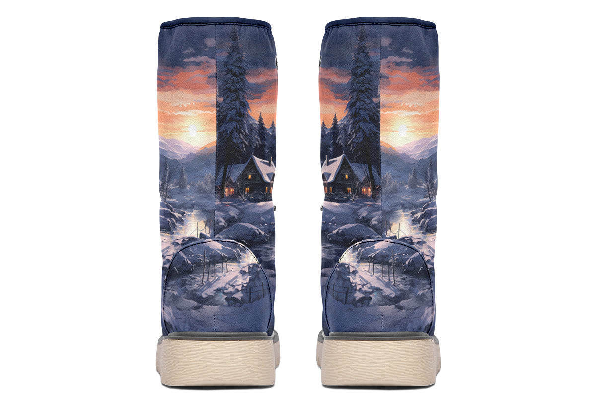Winter Sunset Polar Boots