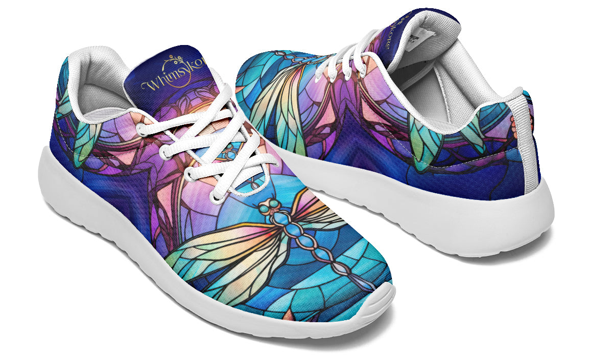 Stained Glass Dragonfly Sneakers