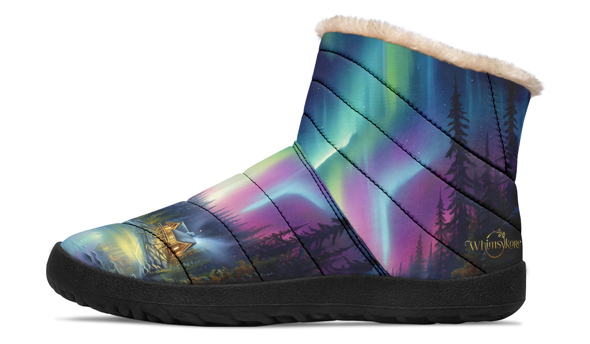 Aurora Borealis Winter Boots