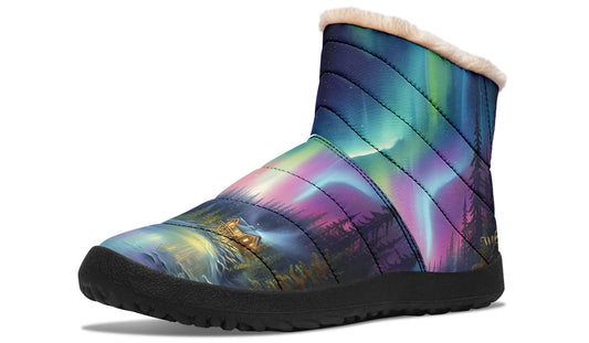 Aurora Borealis Winter Boots