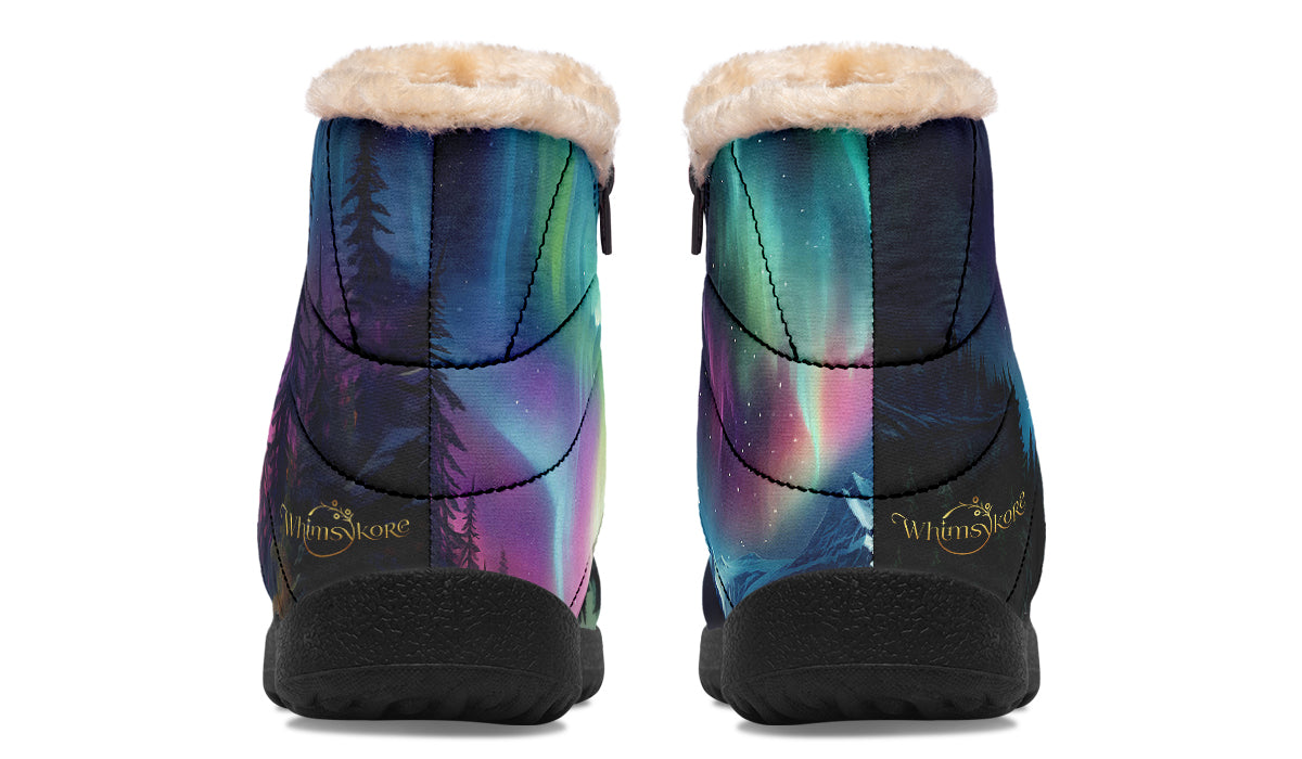 Aurora Borealis Winter Boots