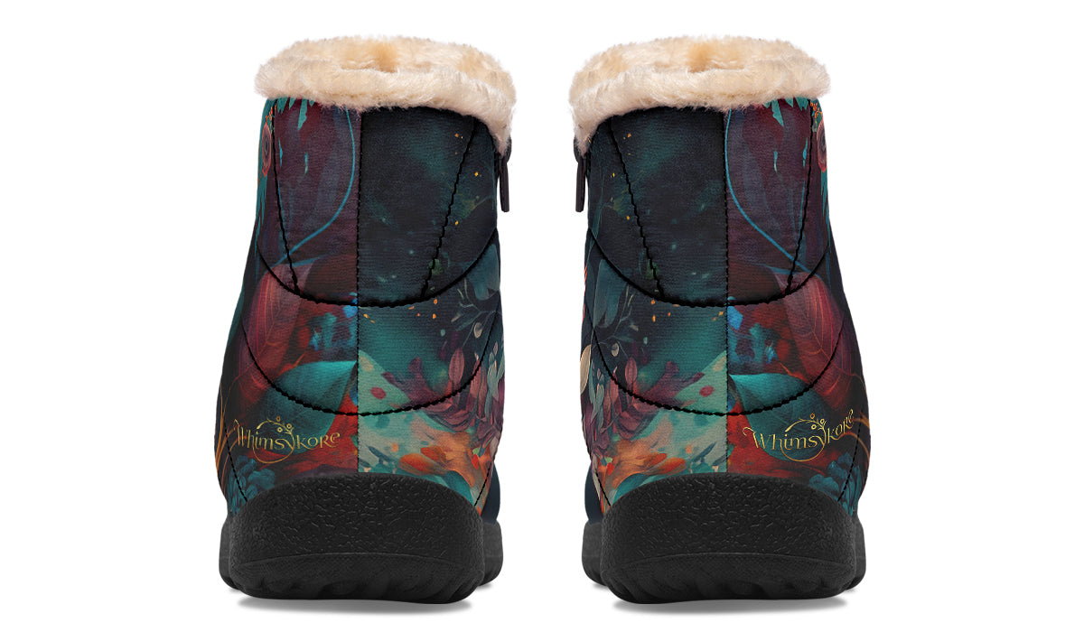 Crystal Ball Bouquet Winter Boots