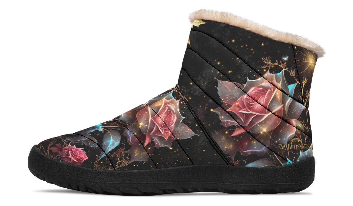 Enchanted Rose Winter Boots