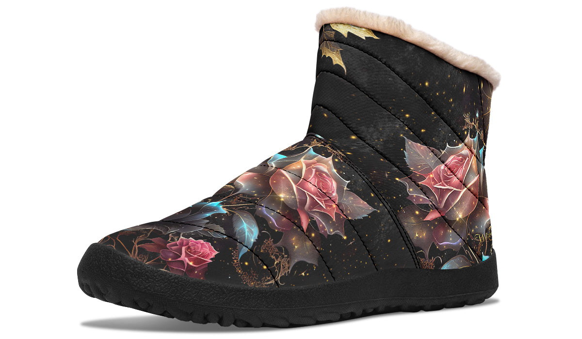 Enchanted Rose Winter Boots