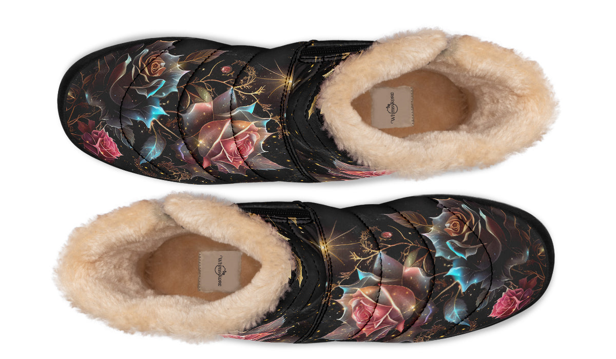 Enchanted Rose Winter Boots