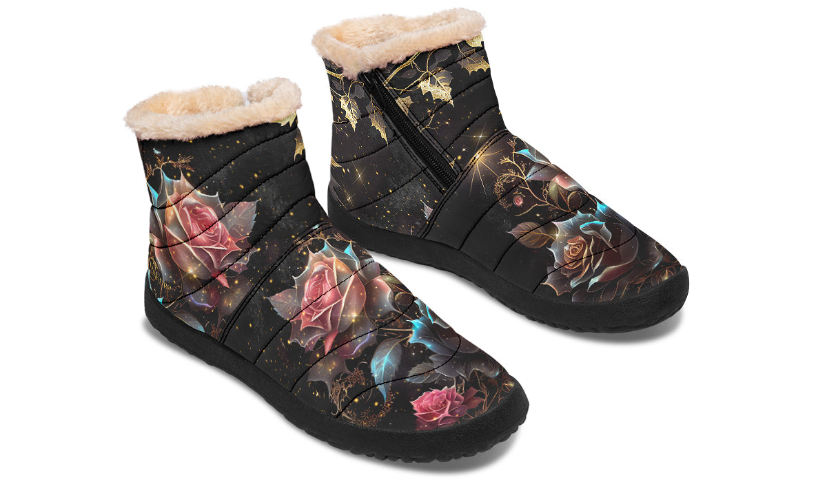 Enchanted Rose Winter Boots