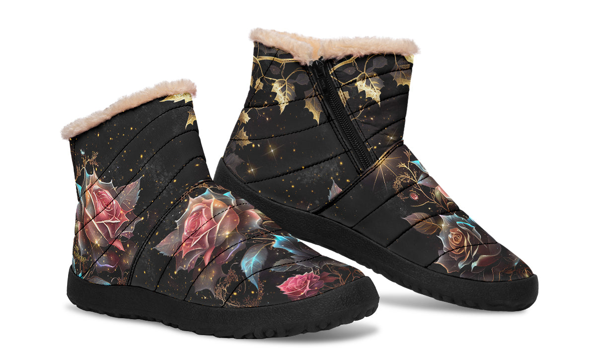 Enchanted Rose Winter Boots