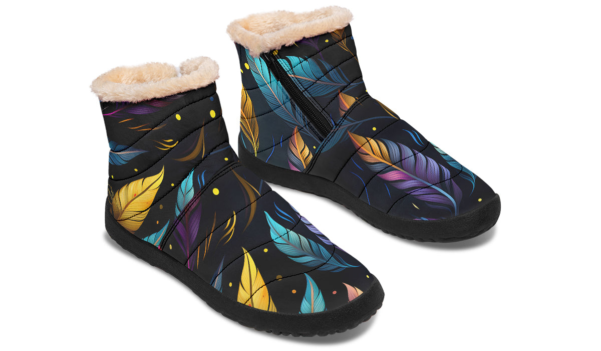 Feathers Winter Boots