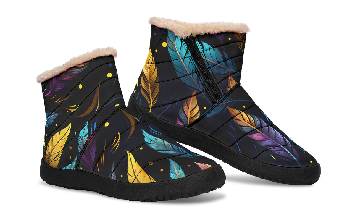 Feathers Winter Boots