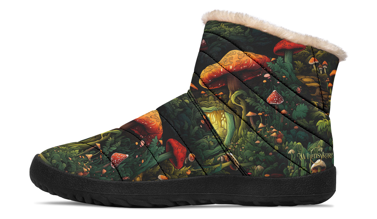 Gnomes Garden Winter Boots