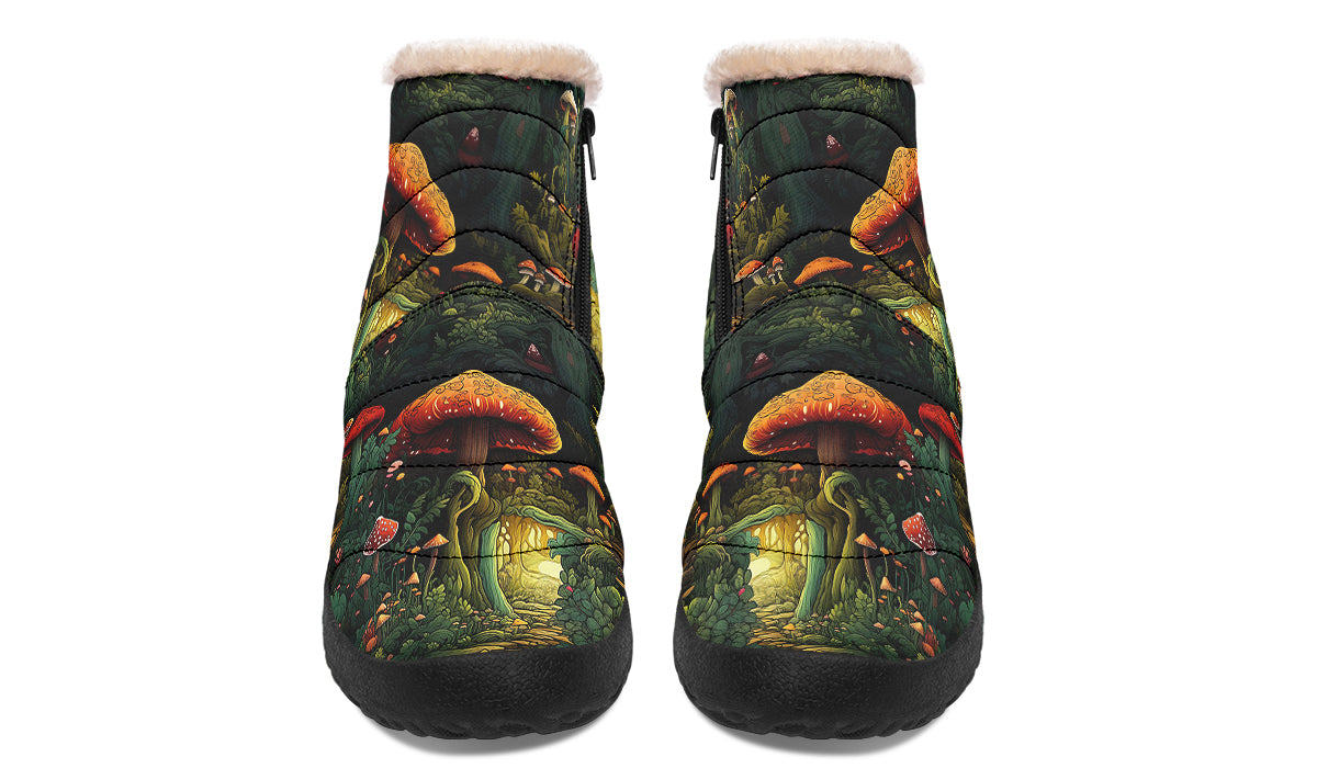 Gnomes Garden Winter Boots