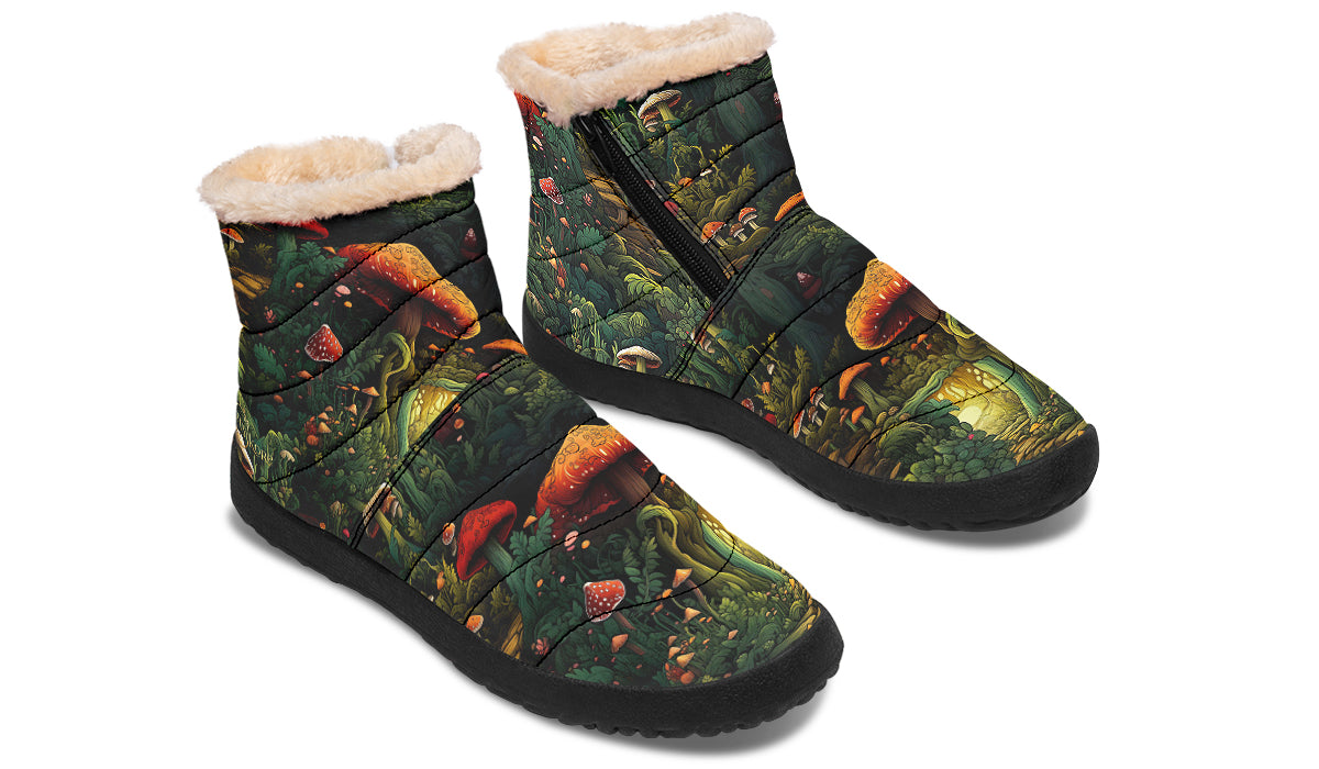 Gnomes Garden Winter Boots