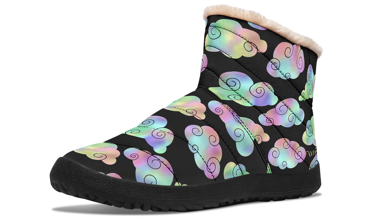 Iridescent Clouds Winter Boots