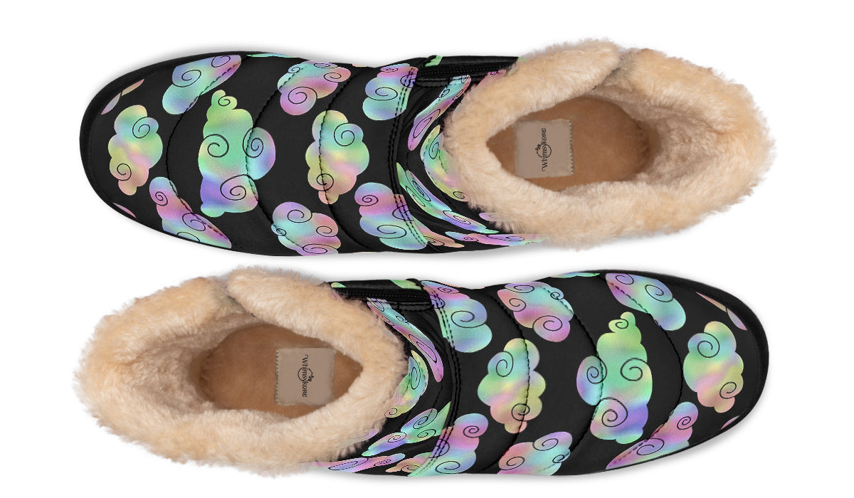 Iridescent Clouds Winter Boots
